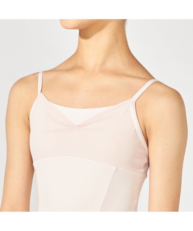 Chacott キャミソールレオタード ヨーロピアンピンク