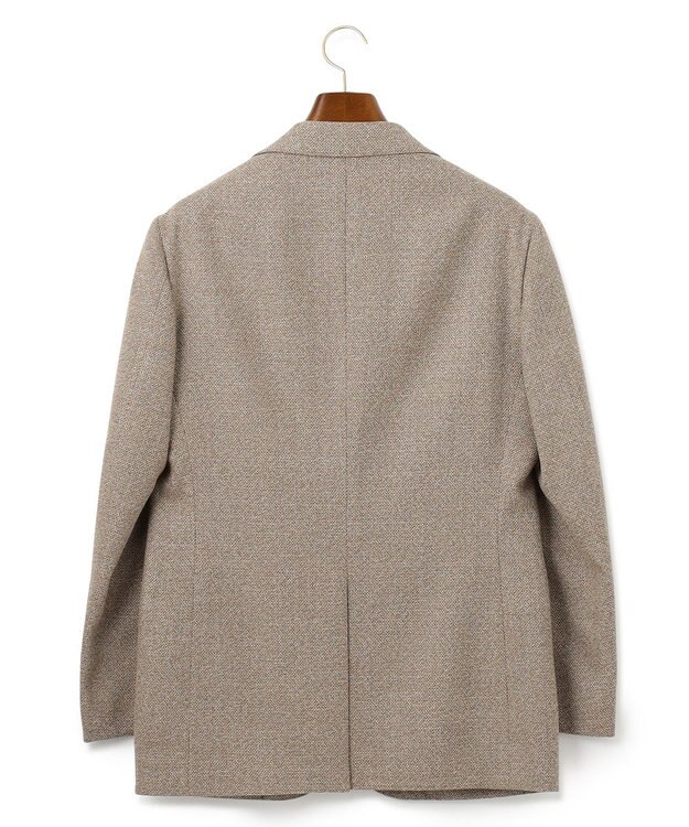 J.PRESS MEN 【NEWSTAGE】シルキーソフトツイード ジャケット/総裏 ベージュ系