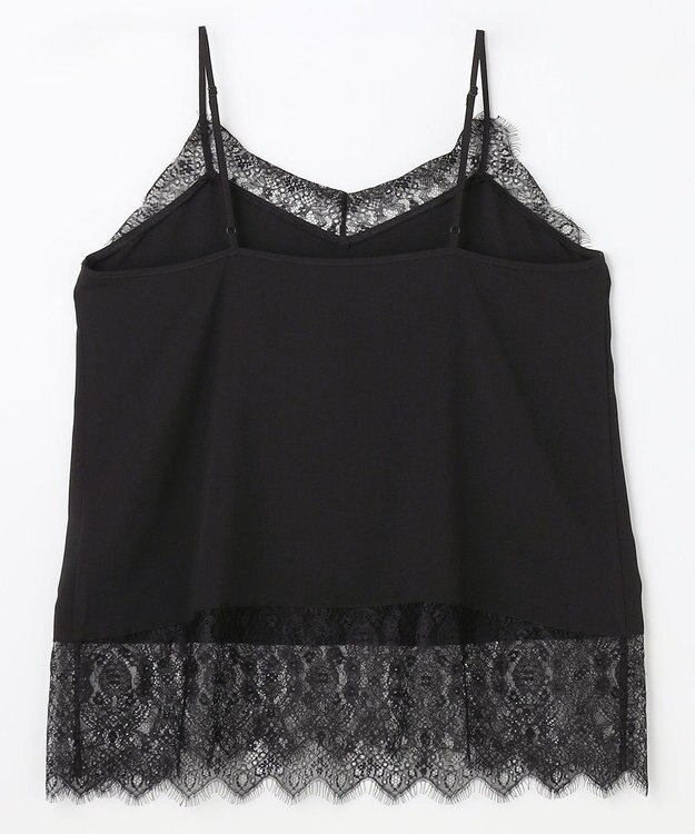 ANY デシンレースキャミソール ブラック