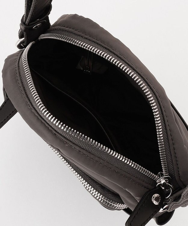 Y'SACCS ポリエステルツイル ポシェット ダークグレー