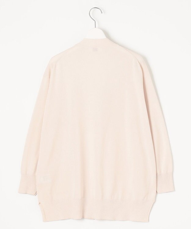 J.PRESS LADIES L 【洗える】 Co/Peライト Vネック ロング カーディガン アイボリー系