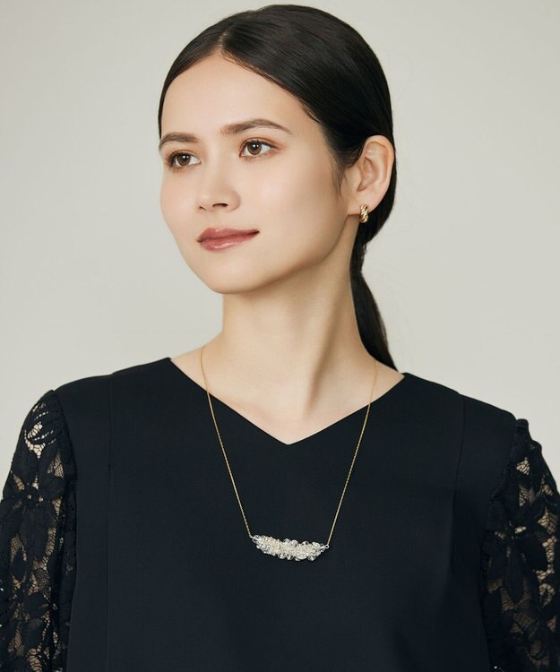 自由区 プレシオサクリスタル ネックレス ゴールド