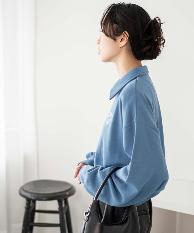 WEGO 襟付きスウェット ブルーその他