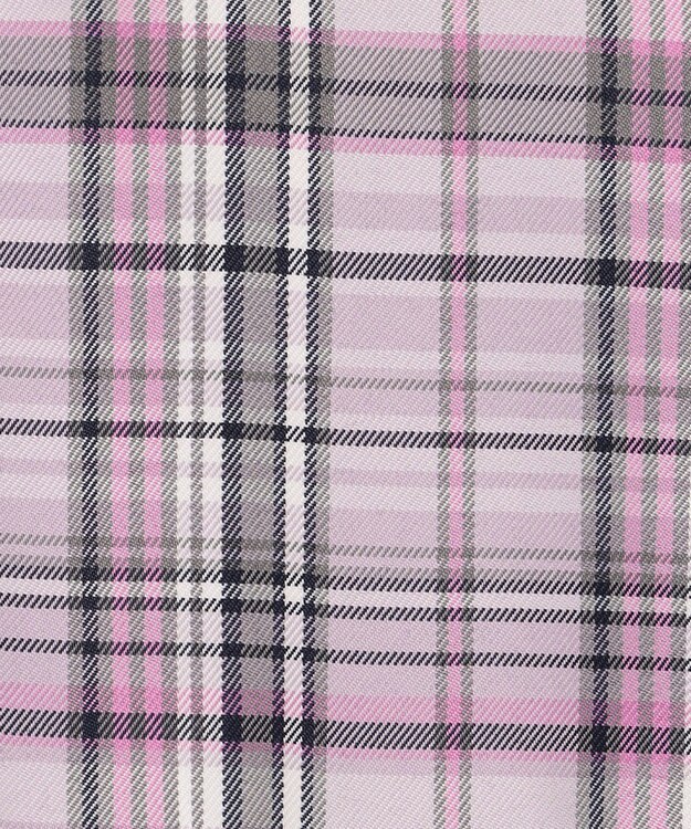 ANY KIDS チェック ジャンパースカート ピンクベージュ