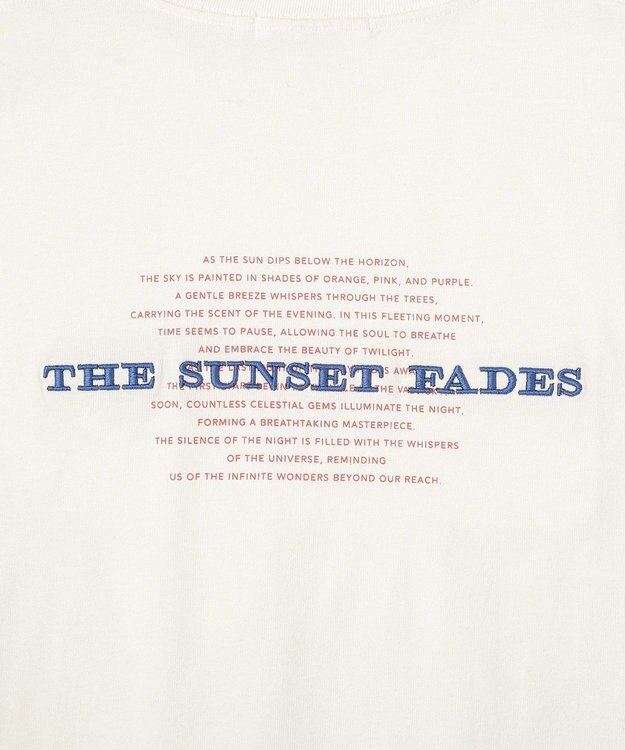 AMERICAN HOLIC STARLY 刺繍ロゴTシャツ Off White