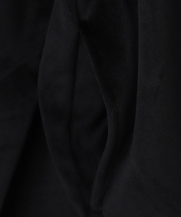 WEGO 【ユニセックス着用ITEM】マイクロシャギーワンポイントハーフZIPプルオーバー ブラック