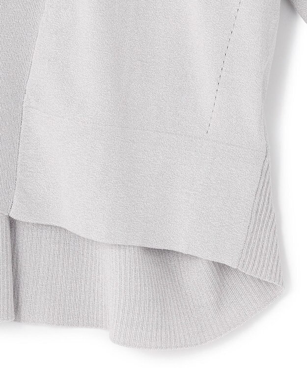 J.PRESS YORK STREET 【WOMEN】シアーカーディガン ライトグレー系