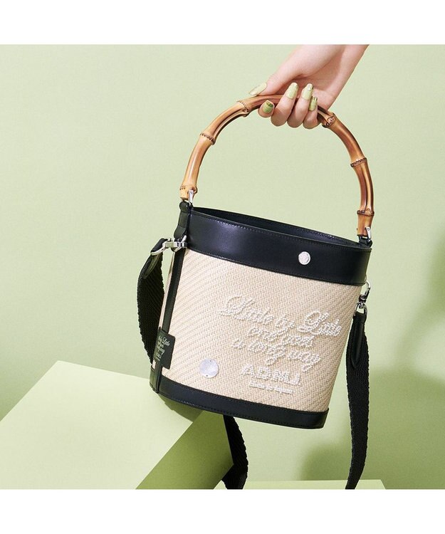 A.D.M.J. パーリヤシンテティカバケット2WAYトート