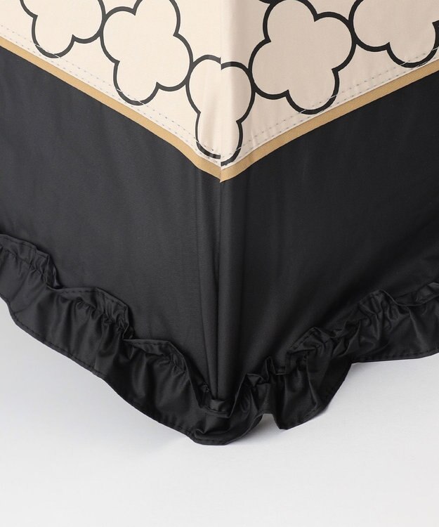 TOCCA 【晴雨兼用・UVカット100%生地】TOCCA CLOVER UMBRELLA 折り畳み傘 収納バッグ付き ベージュ系