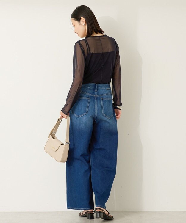 AMERICAN HOLIC 【２点セット】チュールキャミレイヤードトップス Navy