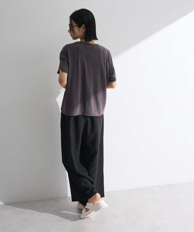 Green Parks ・ＳＵＧＡＲ　ＳＰＯＯＮ　コード刺繍ＴＥＥ Charcoal Gray