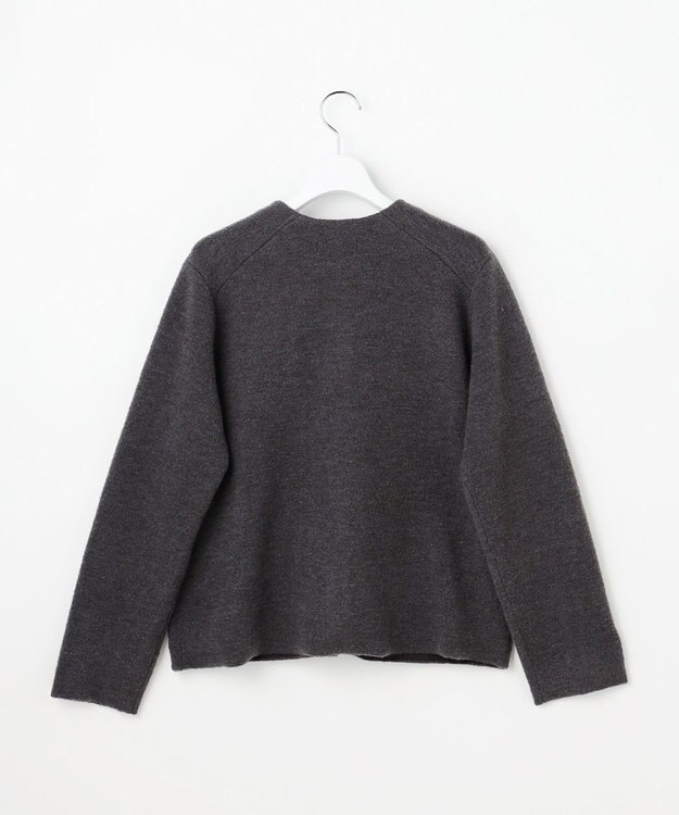 J.PRESS LADIES BOUCLE ニット アウター スレート系