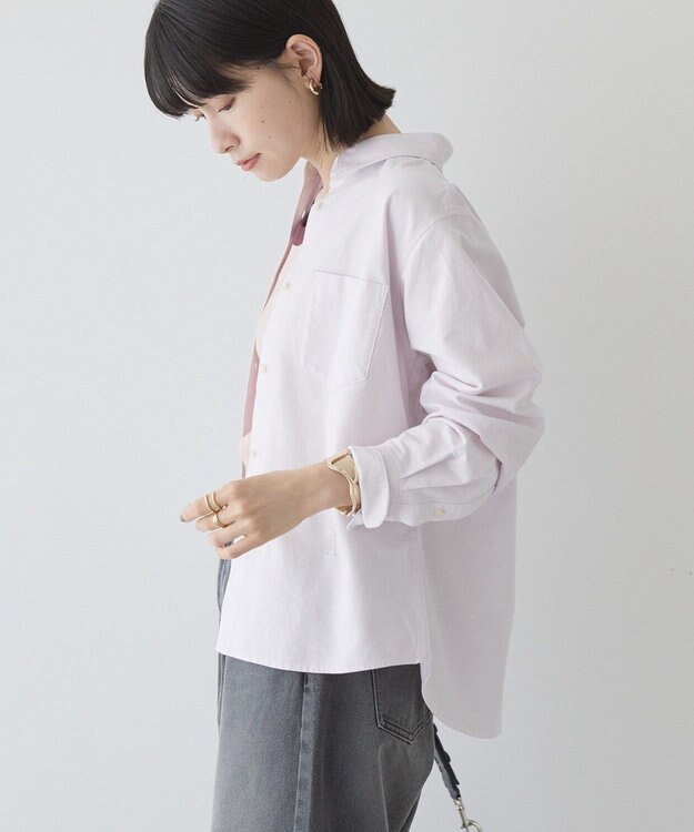 AMERICAN HOLIC オックスベーシックシャツ ピンク