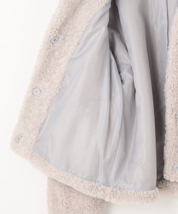 Feroux 【古畑星夏さん着用】ボア ブルゾン ライトグレー系