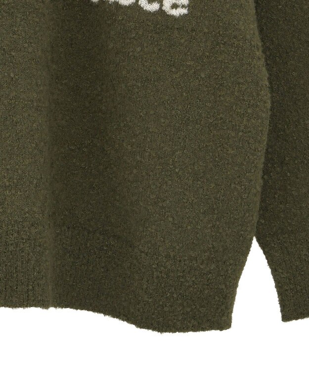 Green Parks ブークレロゴニットチュニック Khaki