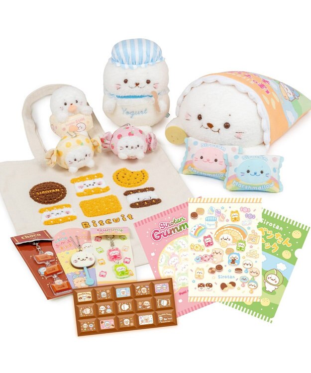 Mother garden 【予約販売】 しろたん もぐもぐおやつくじ 大人買いセット （全賞入り30回分） 大人買いセット