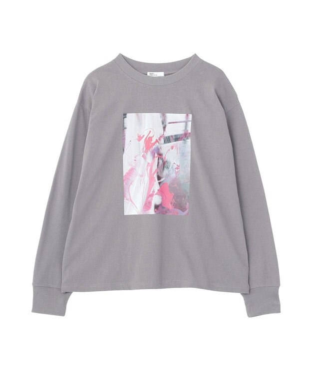 CRAFT STANDARD BOUTIQUE アートライクプリントロンTee Gray