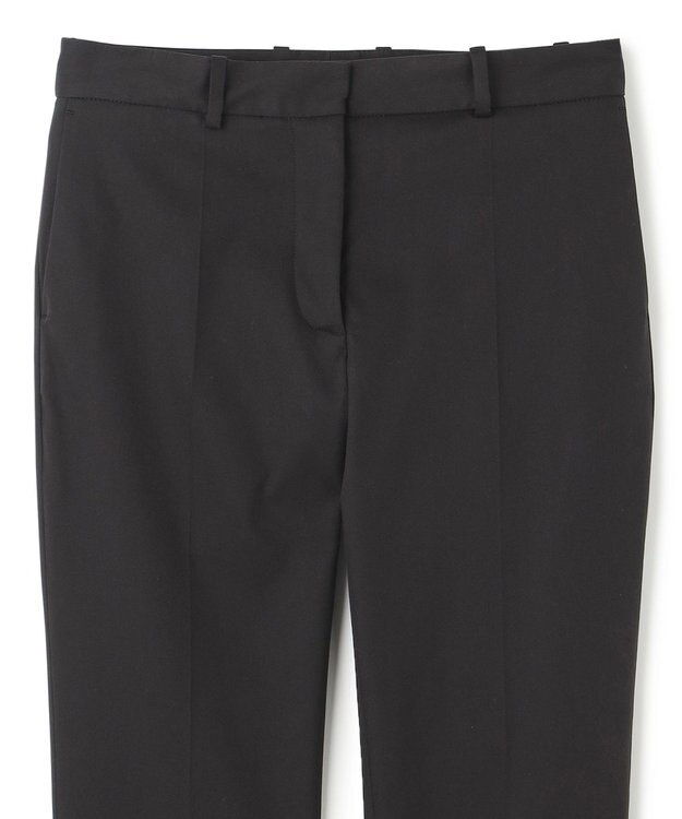 JOSEPH ライトギャバジンストレッチ　テーパードトラウザーズ Black