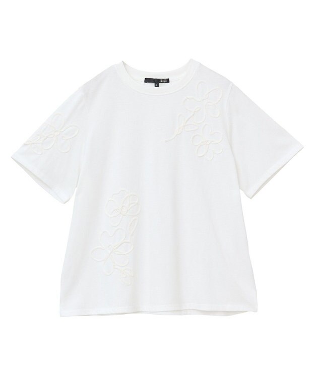 Green Parks ・ＳＵＧＡＲ　ＳＰＯＯＮ　コード刺繍ＴＥＥ Charcoal Gray