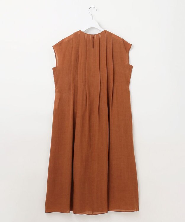 自由区 L 【カタログ掲載・接触冷感・洗える】ラミーローン ワンピース コッパー