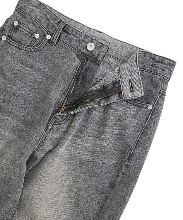 YECCA VECCA ルーズストレートデニムパンツ Gray