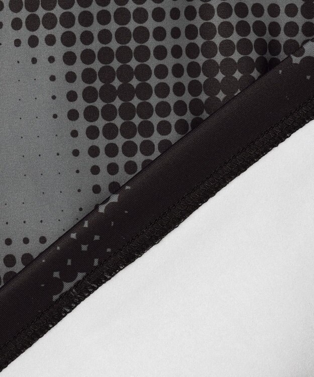 PW CIRCULUS 【裏起毛であたたか】【WOMEN】Dot camouflage ロングスリーブモックネックT  ゴルフウェア レディース ブラック系5