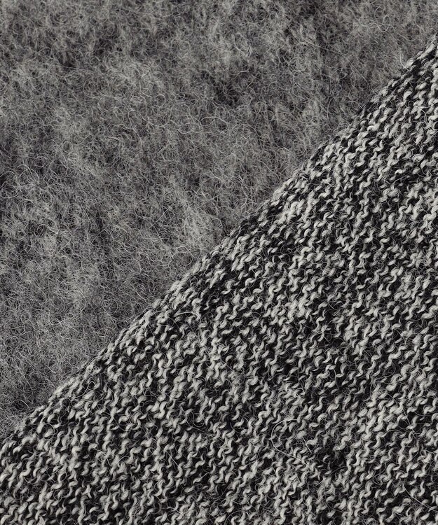 J.PRESS MEN 【J.PRESS ORIGINALS】SHETLAND WOOL SHAGGY SADLE CARDIGAN グレー系