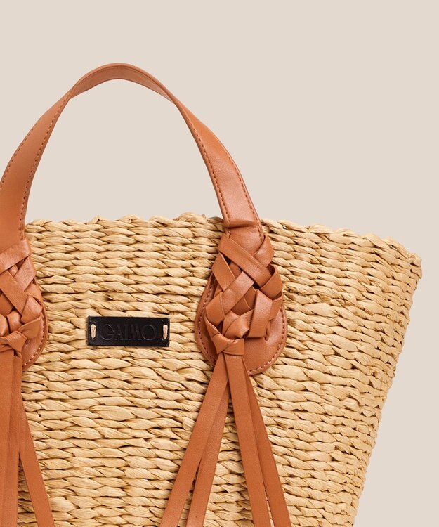 gaimo 【GAIMO/ガイモ】レザーハンドルバッグ/9041 NUDOS ベージュ