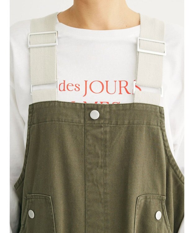 Green Parks ・ＳＵＧＡＲ　ＳＰＯＯＮ　ペインターサロペットスカート Khaki