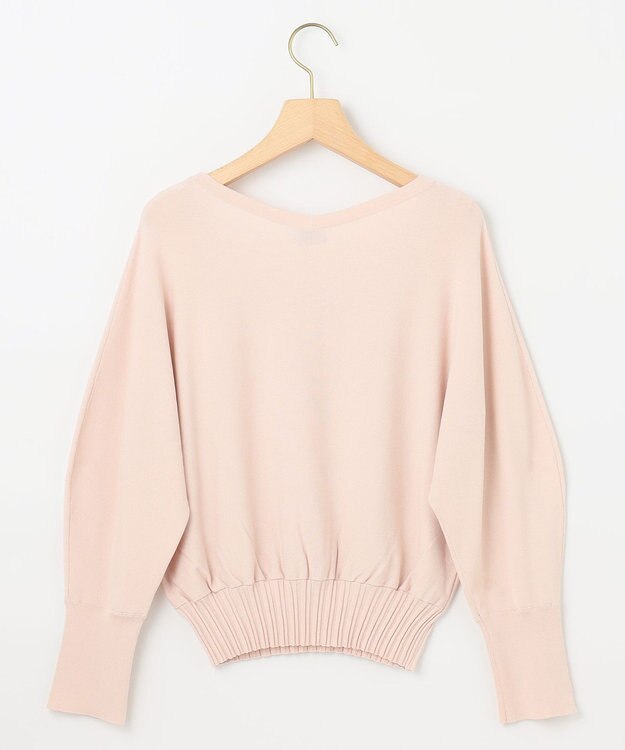 組曲 L 【5色展開・UVケア】スタイルアップ ドルマンスリーブ ニット ピンクベージュ系