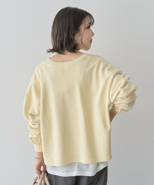 Green Parks ＳＥＴ２点　深Ｖネック裏毛＋プルオーバー Yellow