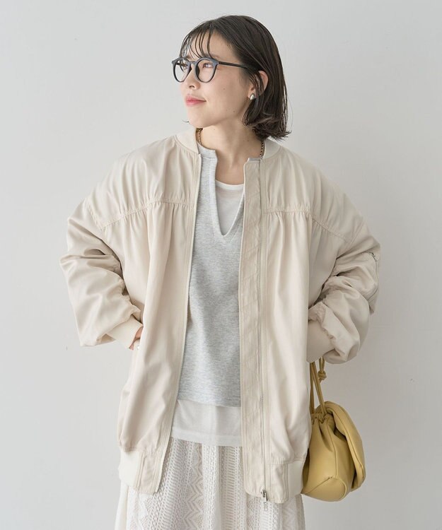 Green Parks ＳＥＴ２点　深Ｖネック裏毛＋プルオーバー Gray Mixture