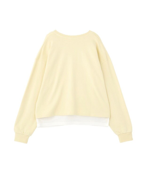 Green Parks ＳＥＴ２点　深Ｖネック裏毛＋プルオーバー Yellow