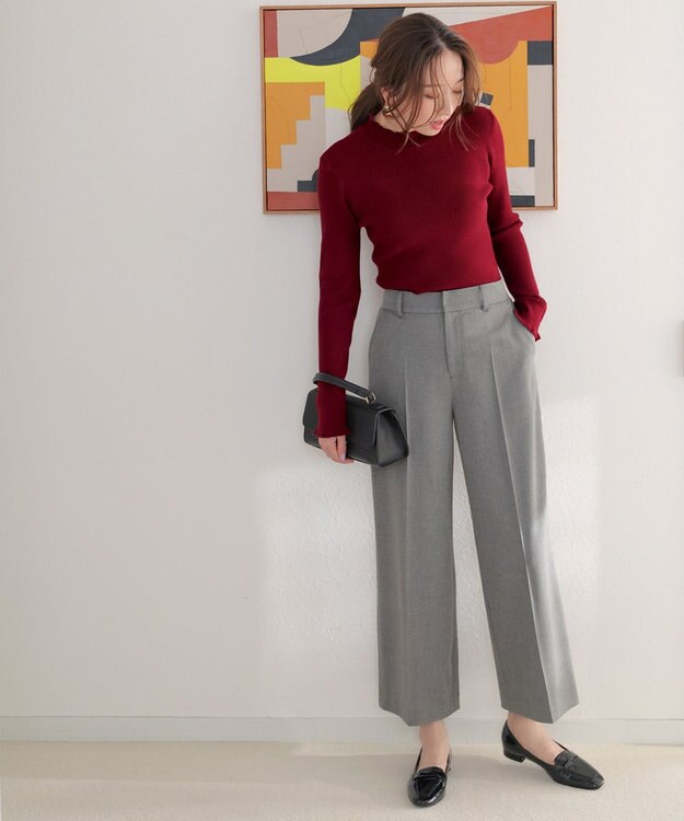 ANY SIS 【23.0~24.0cm】エナメルローファーパンプス ブラック