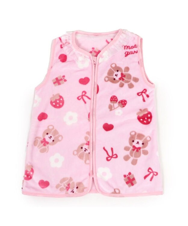 Mother garden マザーガーデン くまちゃん柄 ふわふわ あったか キッズ スリーパー  100cm～120cm / 120cm～140cm -