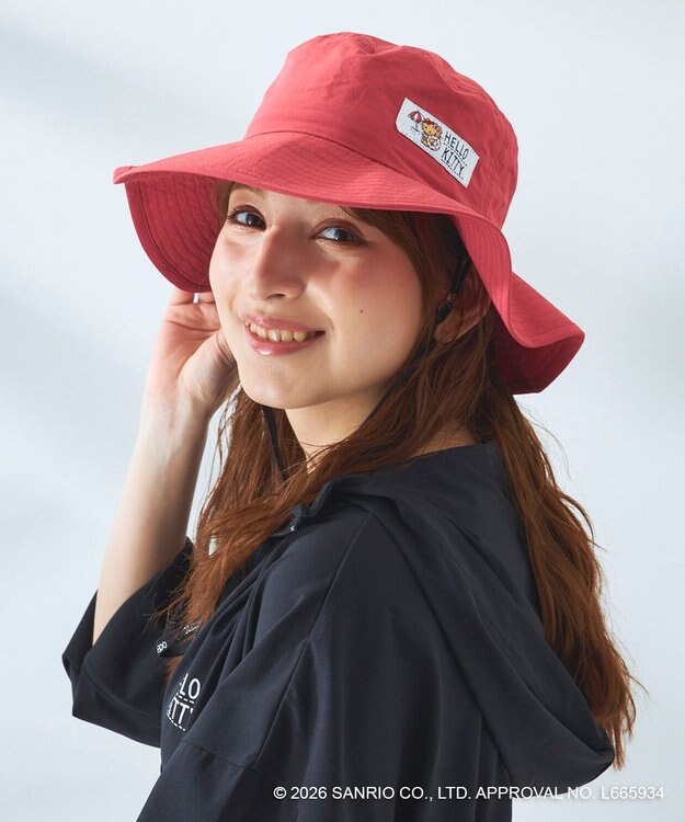 OP／FILA 【Ocean Pacific×ハローキティ】サーフハット レッド