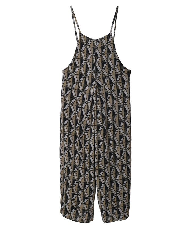 Green Parks ＫＢＦ　アフリカ柄サロペット Khaki