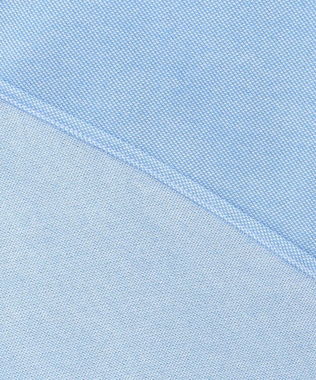 GOTAIRIKU 胸ポケット付にアップデート【吸水速乾/ストレッチ】クールマックス鹿の子 ビズシャツ_ボタンダウン サックスブルー系