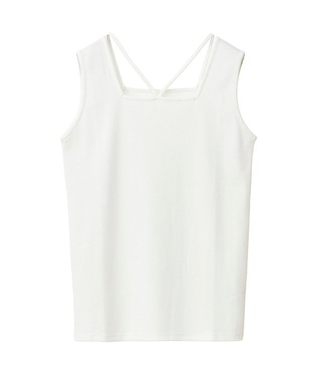 Green Parks マルチストラップテレコタンク White