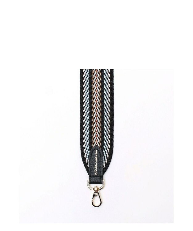 A.D.M.J. 【別売り】イタリアンテープショルダーストラップ(レギュラー/107cm) BK/SKK