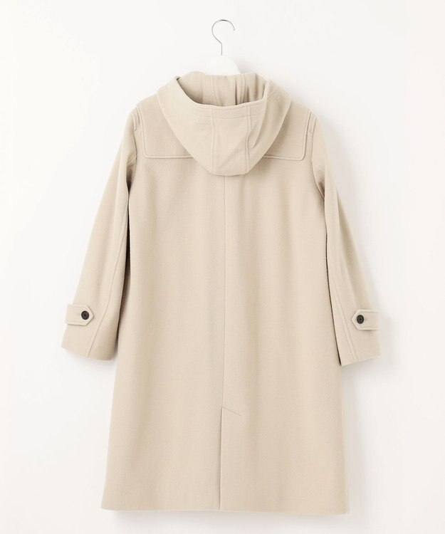 J.PRESS LADIES L Jackal 140s ソフトメルトン ダッフルコート ベージュ系