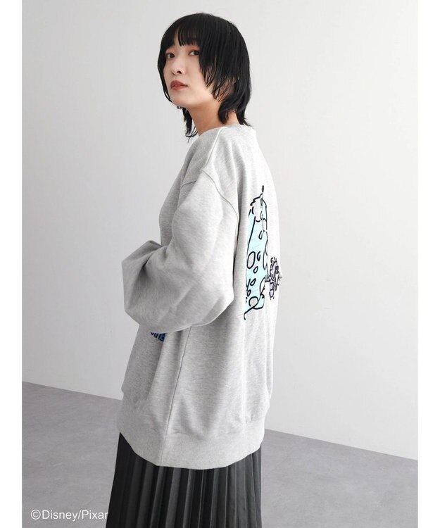 Green Parks モンスターズ・インク／バックプリントプルオーバー Gray Mixture