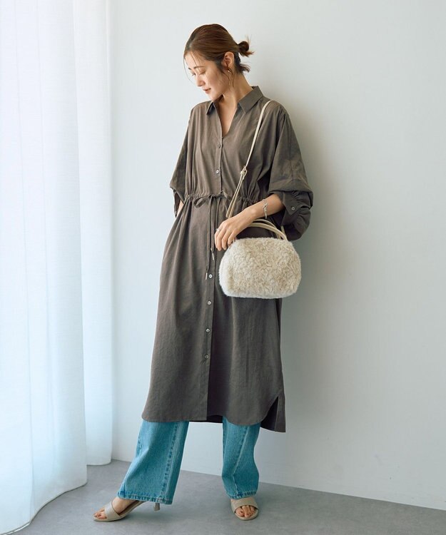 YECCA VECCA ルーズストレートデニムパンツ Indigo