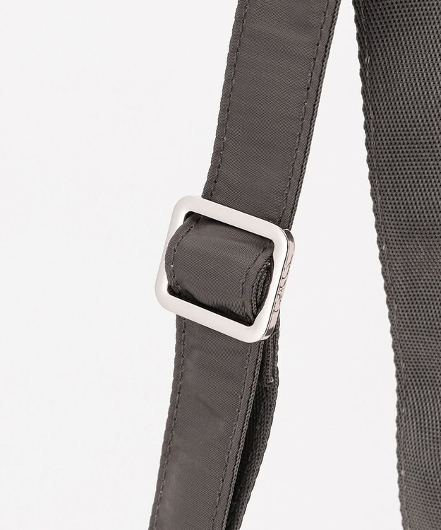 Y'SACCS ポリエステルツイル ポシェット ダークグレー