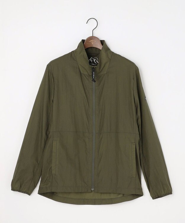 JOSEPH ABBOUD MOUNTAIN 【軽量/ECO撥水/ポケッタブル】ナイロンフライリップ ブルゾン カーキ系