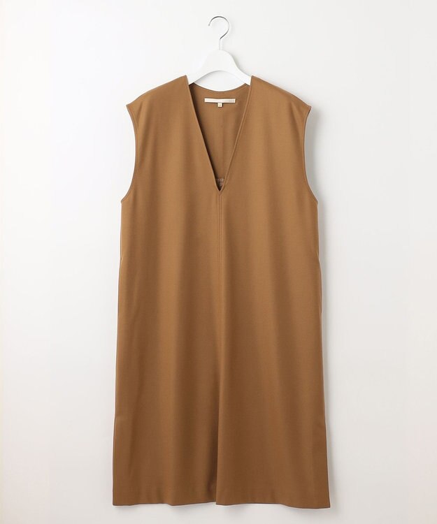 自由区 サキソニージャンパースカート キャメル系