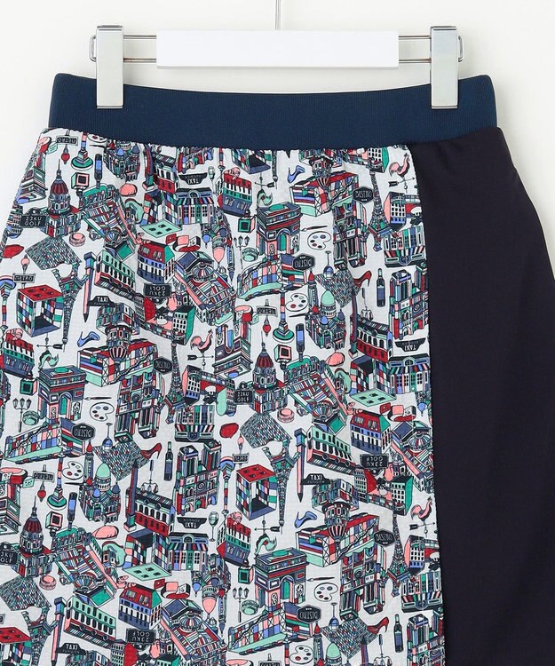 23区GOLF 【WOMEN】【撥水】パリマップ総柄スカート ホワイト系5