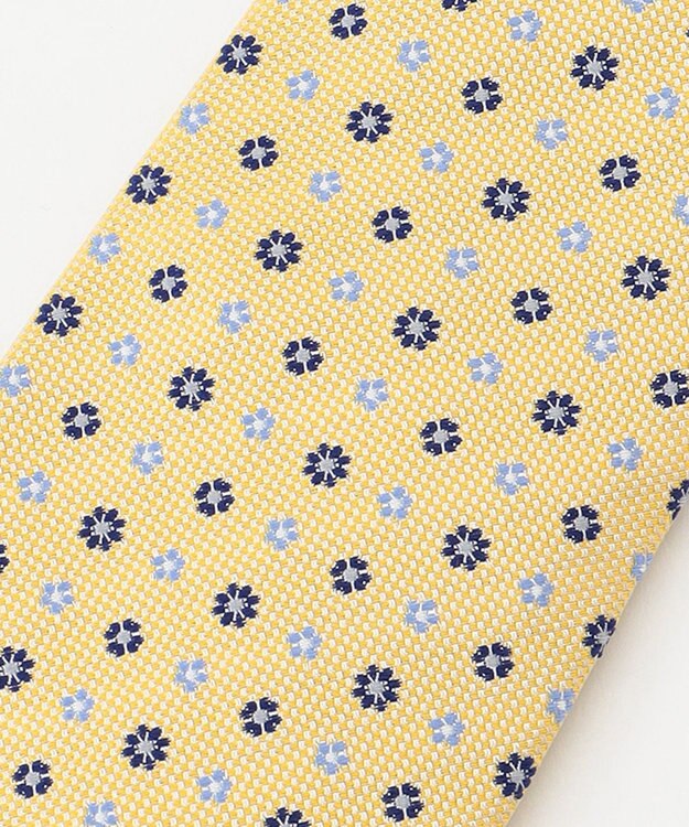 J.PRESS MEN 【VINTAGE JACQUARD COLLECTION】小紋柄 ネクタイ イエロー系8