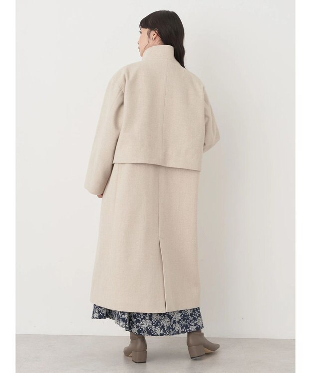 earth music&ecology マルチｗａｙコート Light Beige