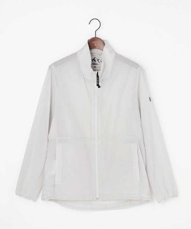JOSEPH ABBOUD MOUNTAIN 【軽量/ECO撥水/ポケッタブル】ナイロンフライリップ ブルゾン ライトグレー系